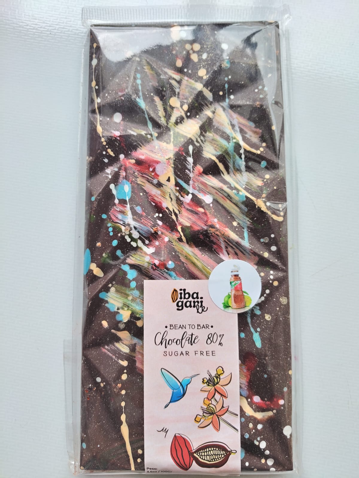 Barra de Chocolate Sugar Free con Tajin