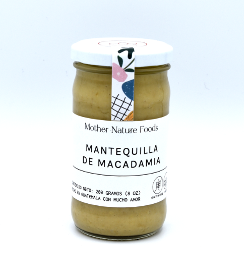 Mantequilla de macadamia con entrega en Guatemala/  Macadamia butter with delivery in Guatemala