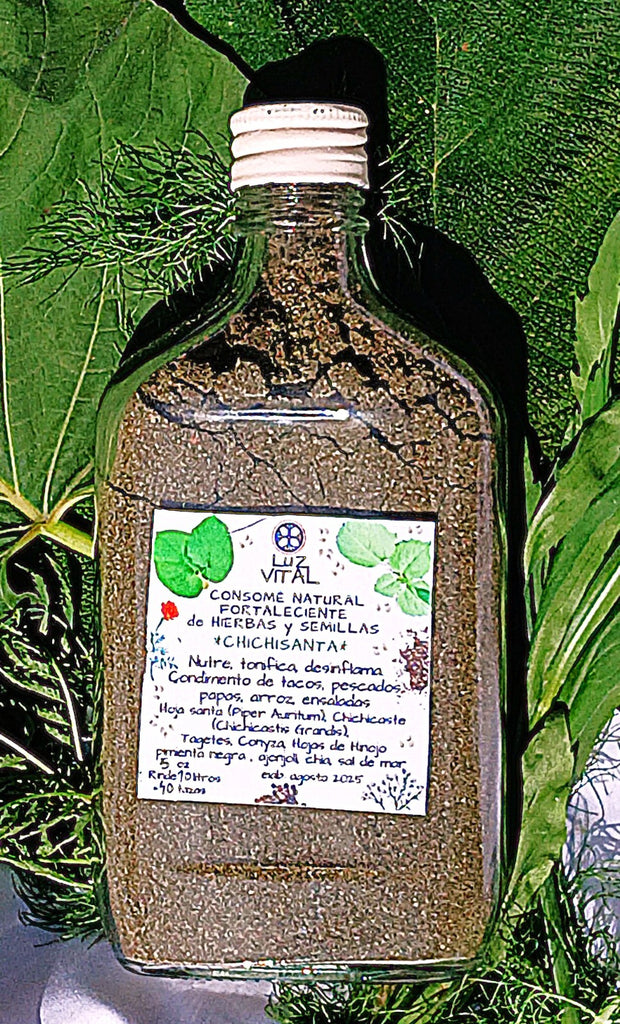 Organic artisanal hand made soup mix CHICHISANTA. Desinflama, nutre, provee minerales y Vitaminas.