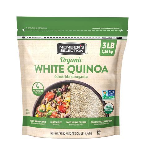 Organic non-GMO white quinoa grain. Nutrient dense, complete protein whole grain for blood sugar wellness.