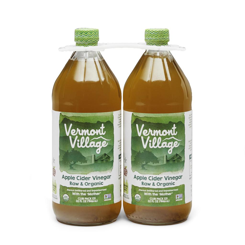 Organic, non-GMO, raw and unfiltered Apple Cider Vinegar. Supports digestion and blood sugar wellness.