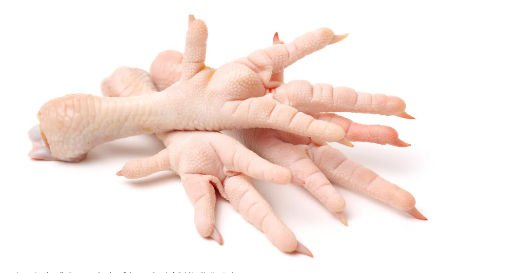 Raw, organic pasture-raised chicken feet for broth. Regenerative and sustainable sourcing for collagen and bone density.