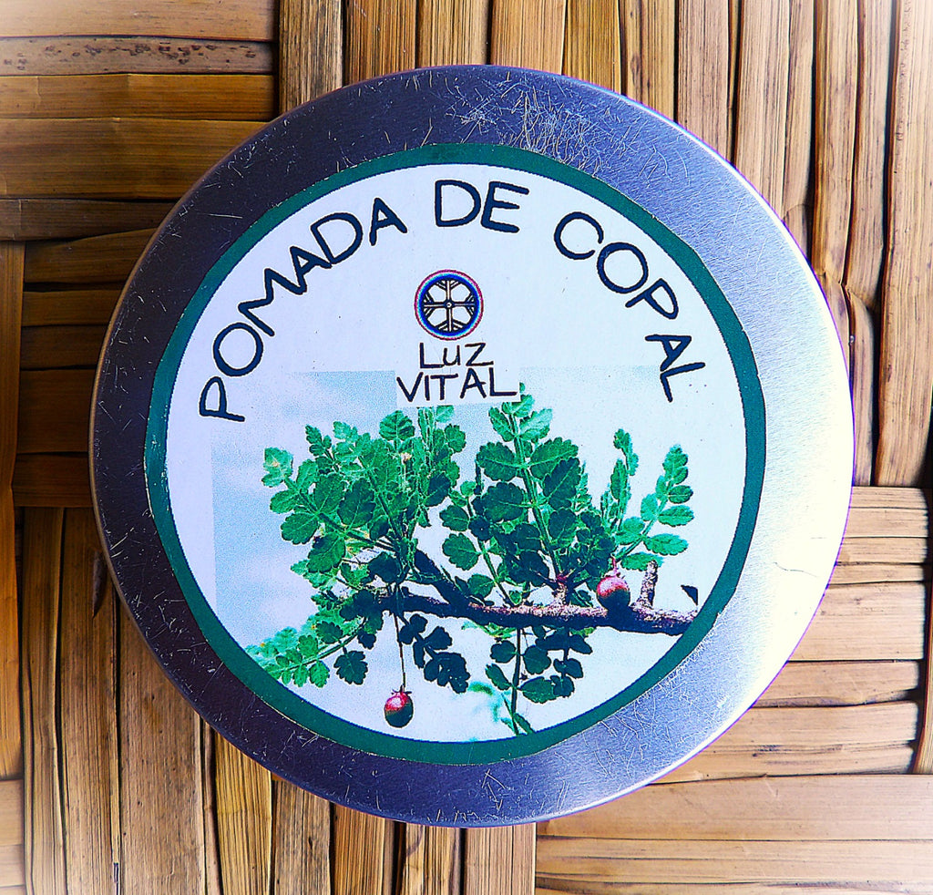 Organic artisanal natural healing balm, Pomada de Copal. Desinflama músculos y articulaciones, mejora el estado de ánimo.