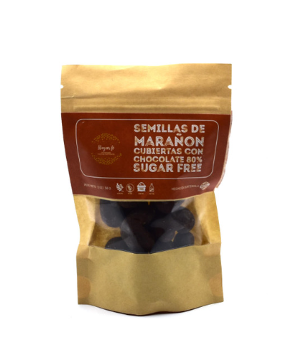 Sugar and dairy free dark chocolate covered nuts/fruits snacks. Sustainable regenerative wellness.
