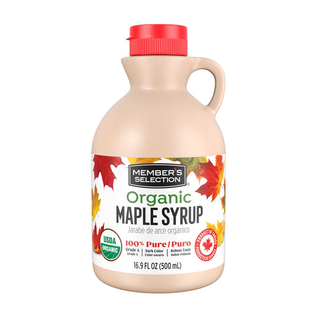 Organic Maple Syrup (500ml). Natural sweetener with essential nutrients, anti-oxidant for sophisticated wellness.