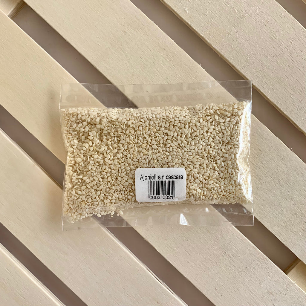 Ajonjolí sin cáscara  para entrega a domicilio en Guatemala / Shelled sesame seeds for home delivery in Guatemala