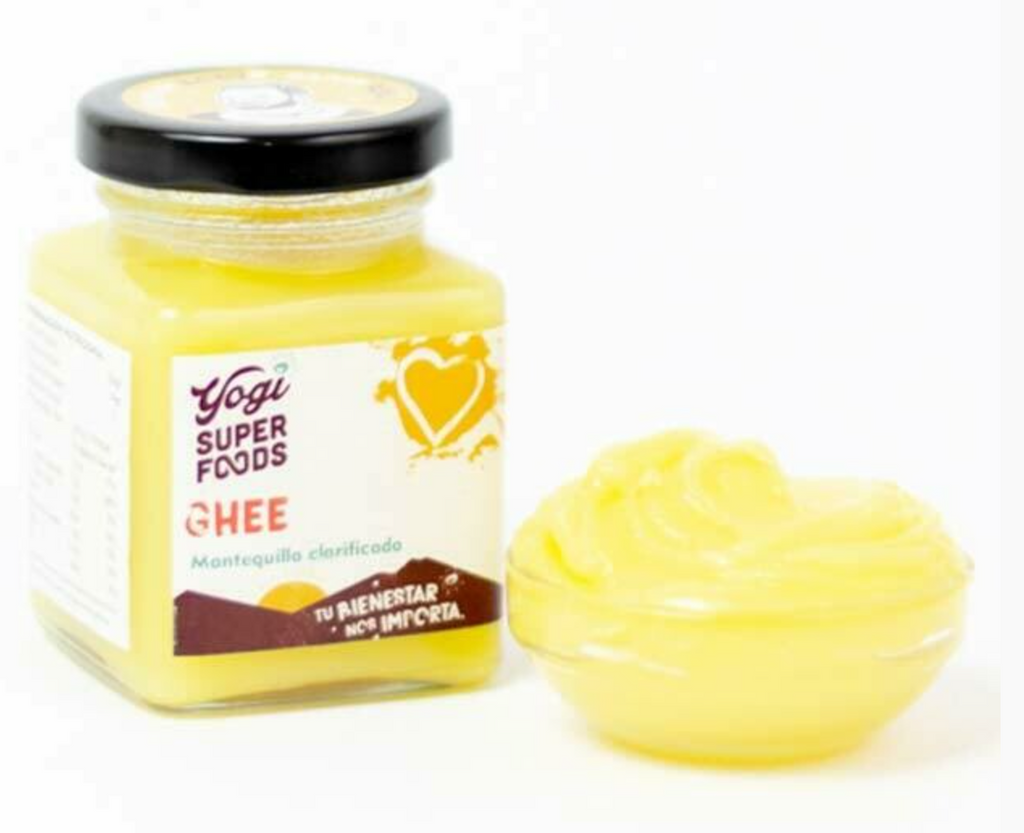 Jar of all natural, lactose free Ghee. Sustainable and regenerative cooking fat for digestive and cognitive wellness.