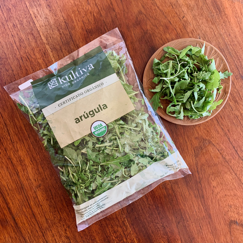 Beyond organic sustainable arugula. Regenerative, anti-oxidant, supports bone and cardiovascular wellness.