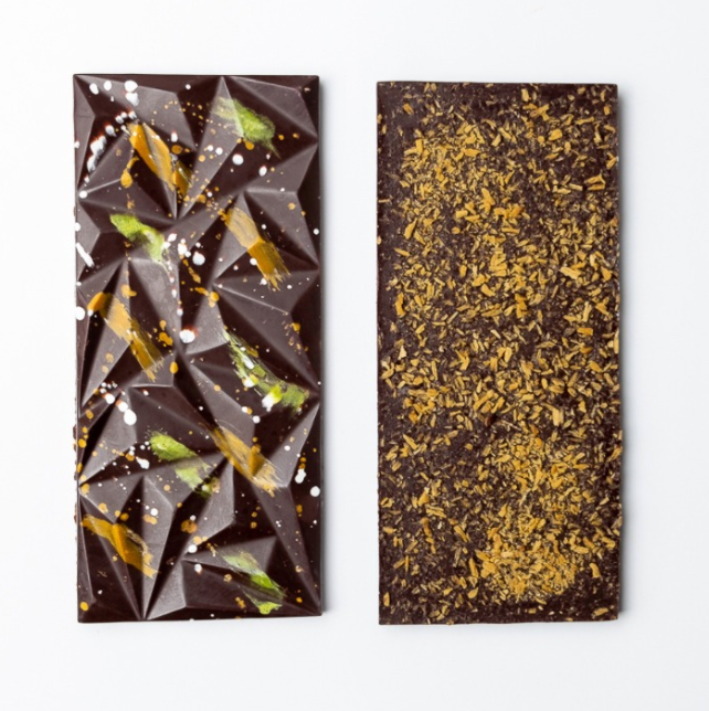 Small batch sustainable chocolate bar with banana. Sugar-free, gluten-free, anti-oxidant for cognitive wellness.