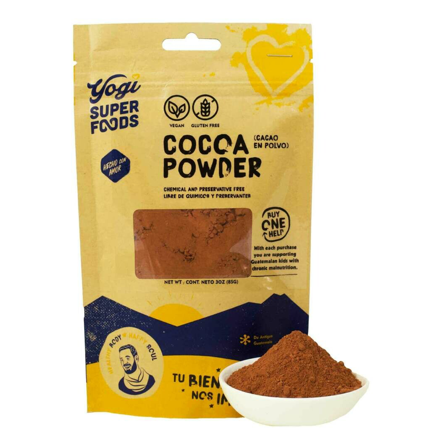 Organic sustainable raw cacao powder. Regenerative cultivation, anti-oxidant for cardio-vascular wellness.