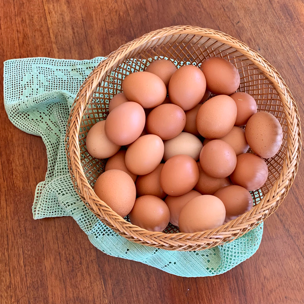 Organic pasture-raised eggs. Sustainable, regenerative cultivation. Supports immune function and bone/eye health.