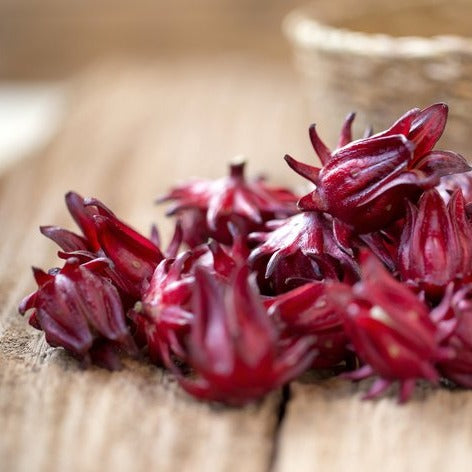 Beyond organic sustainable hibiscus flower. Regenerative, anti-oxidant, supports heart, blood pressure wellness.