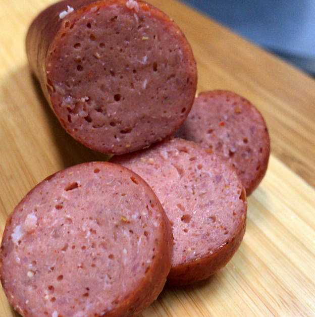 Pasture raised sustainable Andouille sausage. Regenerative, high protein, perfect for Jambalaya wellness.